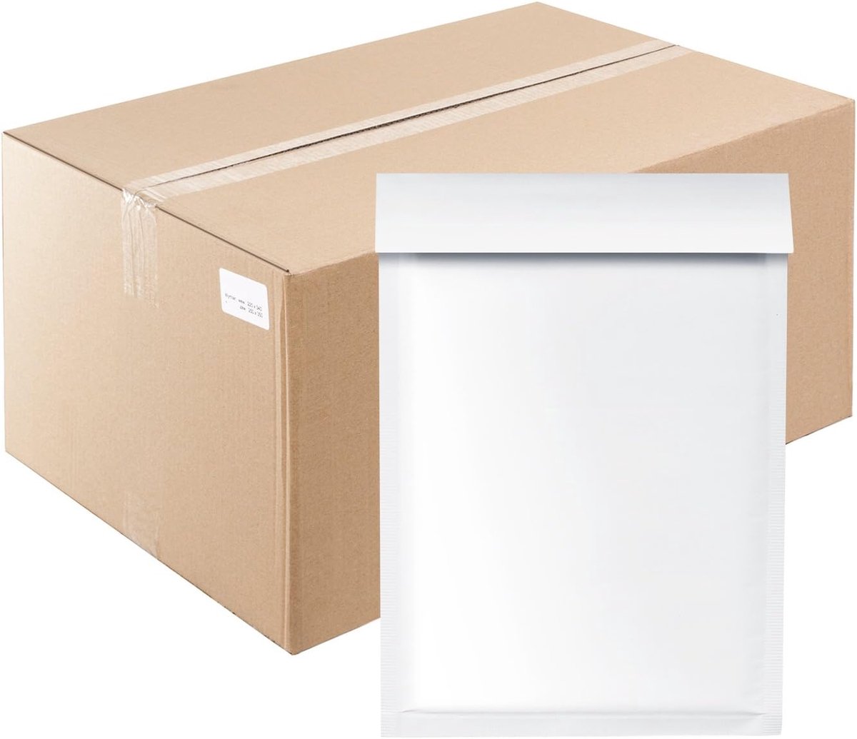 Enveloppen Briefhüllen Enveloppen met luchtkussen Verzendzakjes Enveloppen Wit zonder venster (G17 100 stuks (225x340mm))