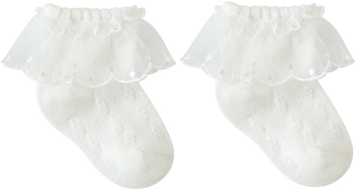 Sokken voor Kinderen Meisjes Prinses Stijl Pasgeboren Peuter Baby Meisje Kant Sokken 0-12 Maanden 1-3 3-5 Jaar