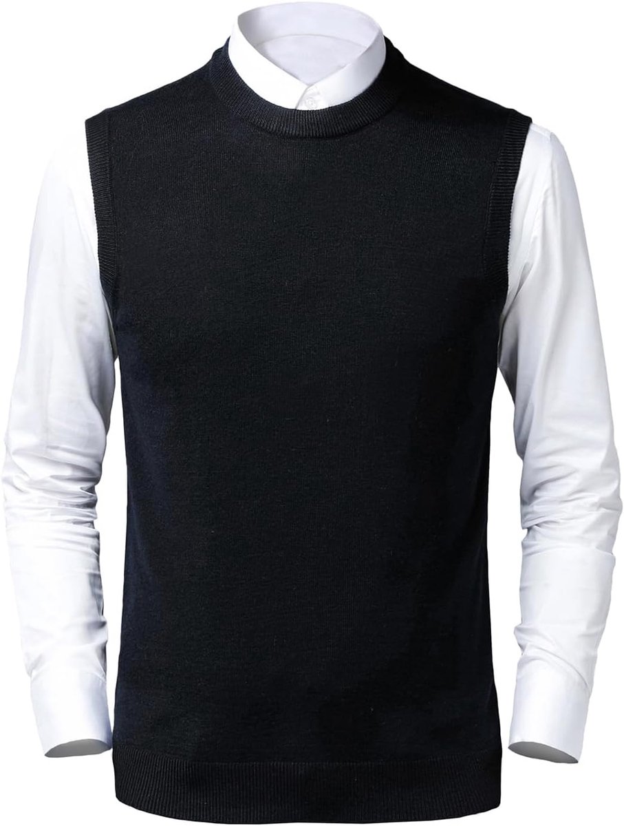 Gebreid Vest Mouwloos Slipover Trui Vest Wol Mix Warme Gilets Klassieke Zakelijke Truien Truien Herfst Winter Gentleman Tank Tops