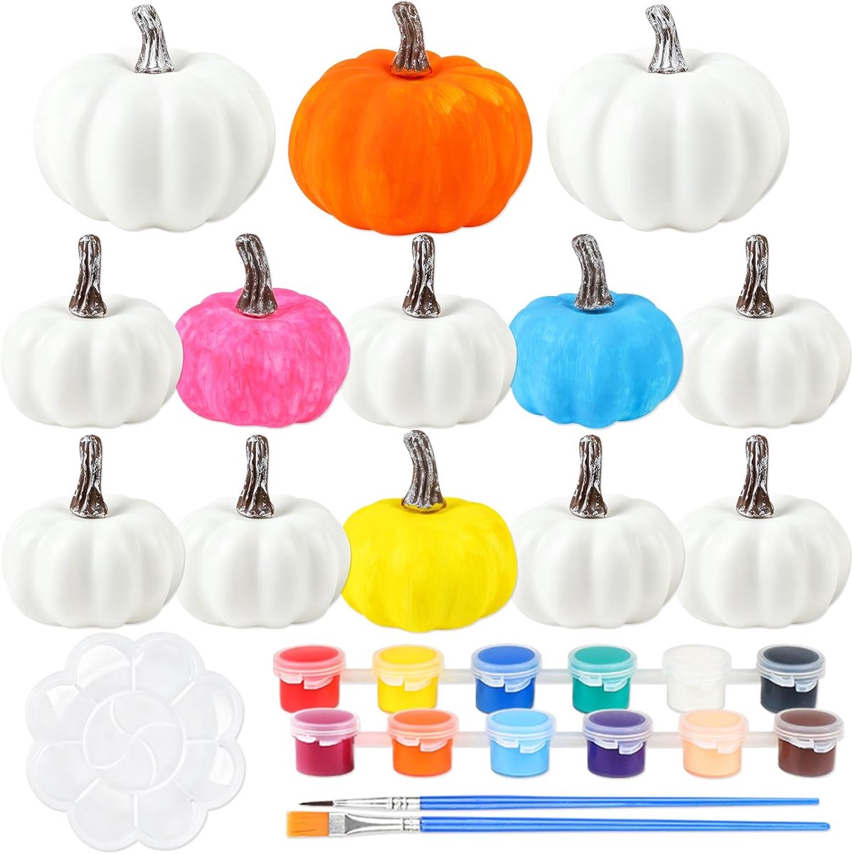 Kunstmatige Pompoen Schilderen Kit DIY Halloween Ambachten 13