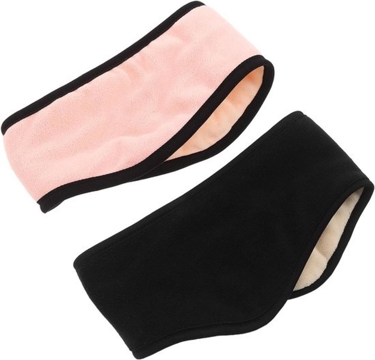 2 Stuks Verstelbare Slaapmasker Oorbeschermers Zachte Winddichte Oorkappen voor Slapen Comfortabel voor Zijslapers Lichtgewicht Reismasker voor Mannen Vrouwen
