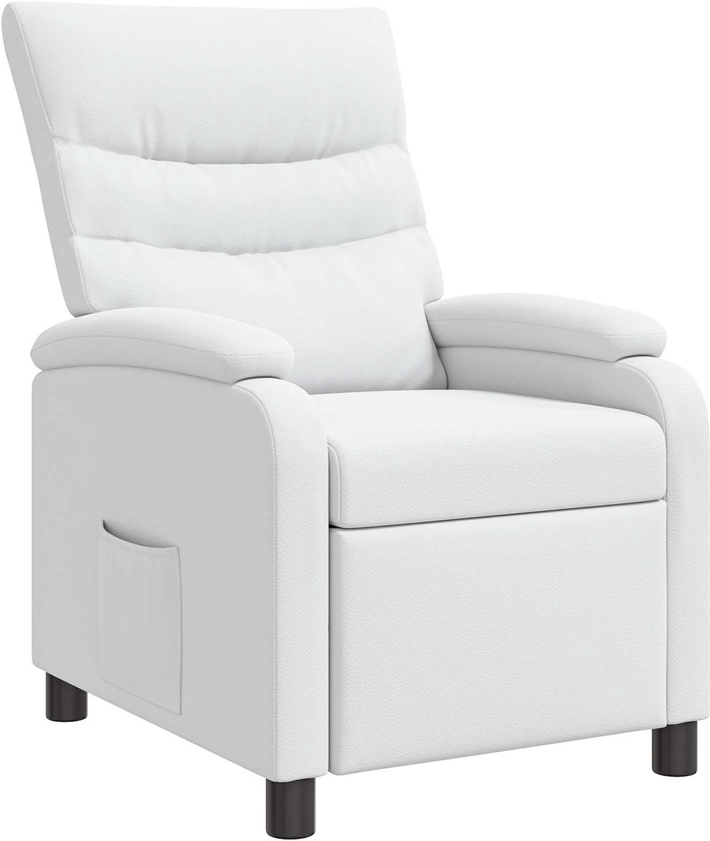 vidaXL Recliner - Wit - Kunstleer