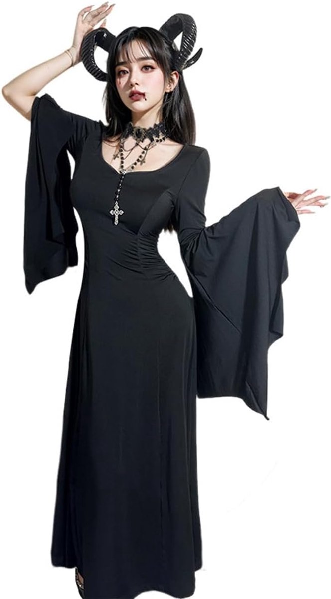 renaissance-jurk, Halloween, gotisch, Victoriaans middeleeu