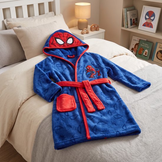 Spiderman badjas maat 98-104. van Marvel — afbeelding 4