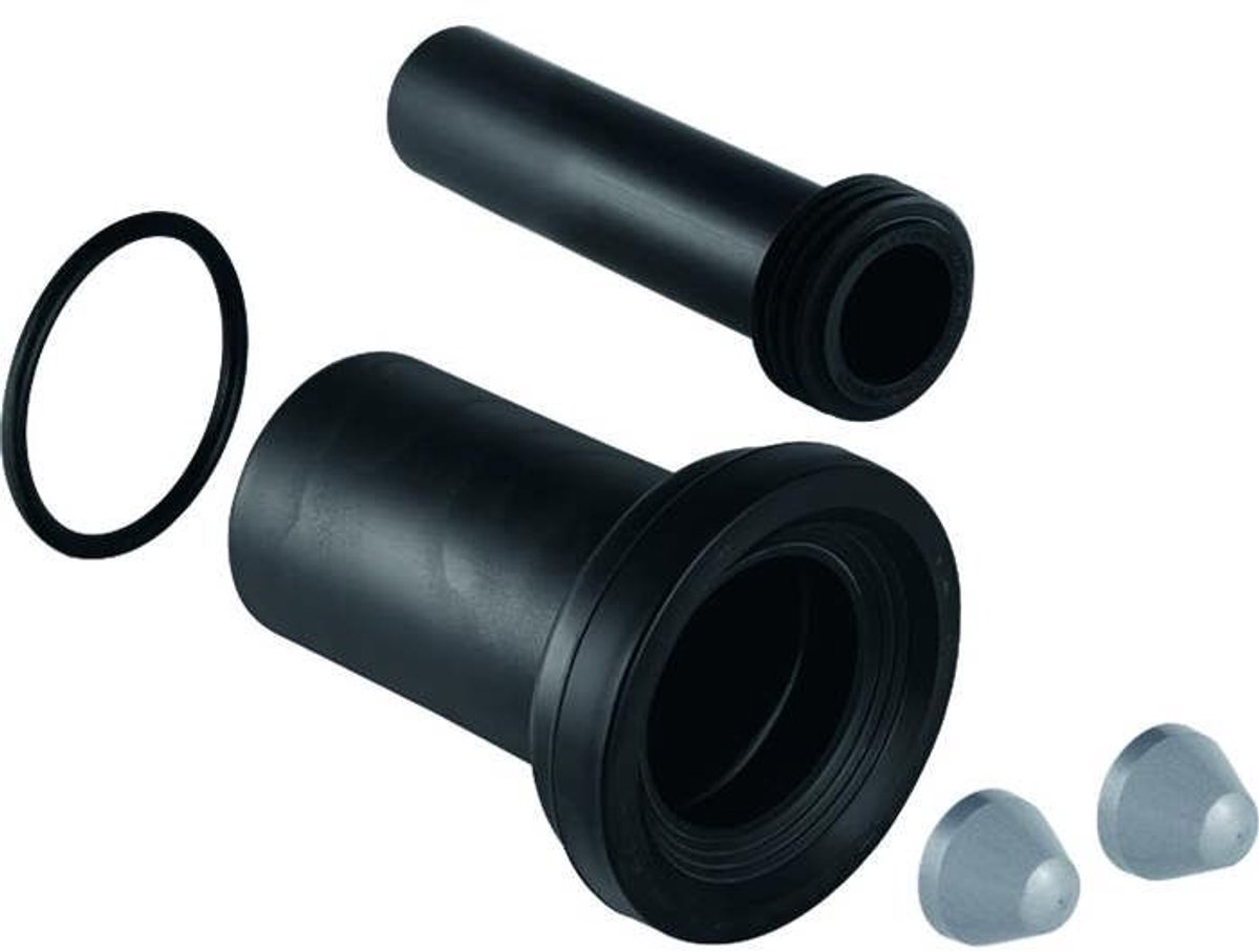 Wandtoilet aansluitset - Geberit 152.404.46.1, 18,5 cm lengte, met O-ring, sanitaire installatie