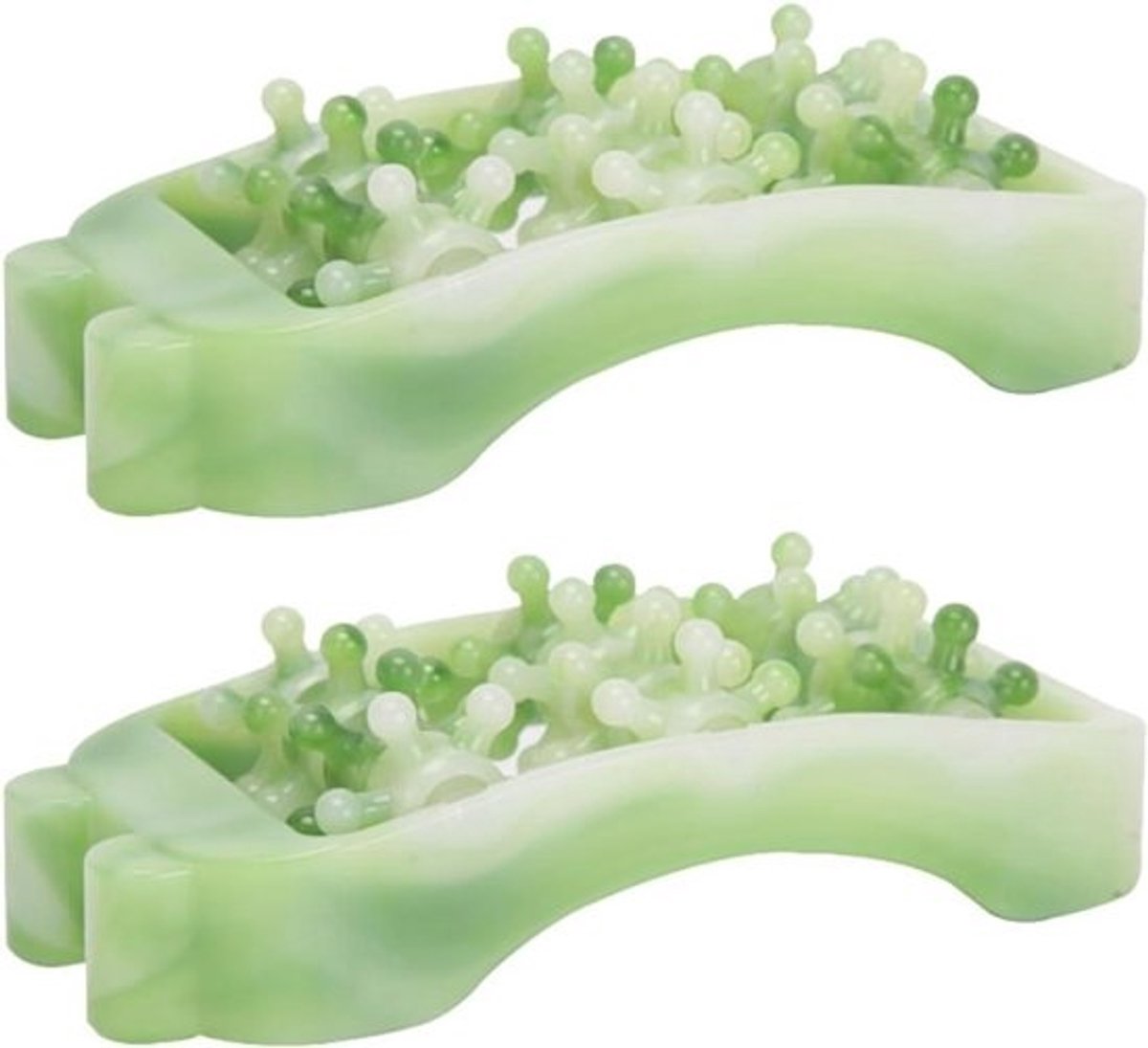 FRCOLOR 2 Stuks Massagerol Rollende Voetmassageapparaat Druk Reflexologie Voet Rol Stimulator Voet Massage Apparaat Massagebal Foot Massager Tool Voet Massage Roller Foot Spa-rollers Pvc