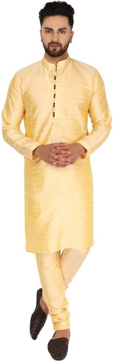 Etnische Kurta Pyjama Set Heren - Traditioneel Indiaas Feestkleding