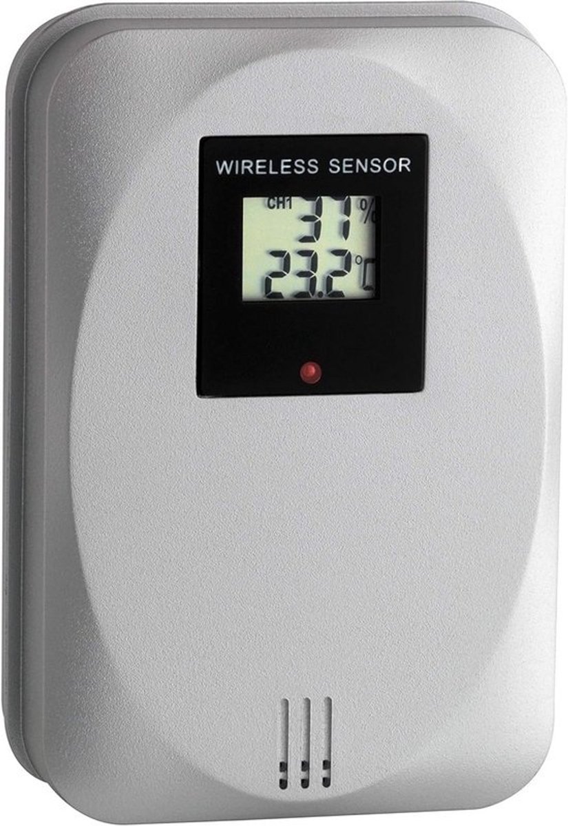 Draadloze Binnen- en Buiten Temperatuur en Luchtvochtigheid Sensor