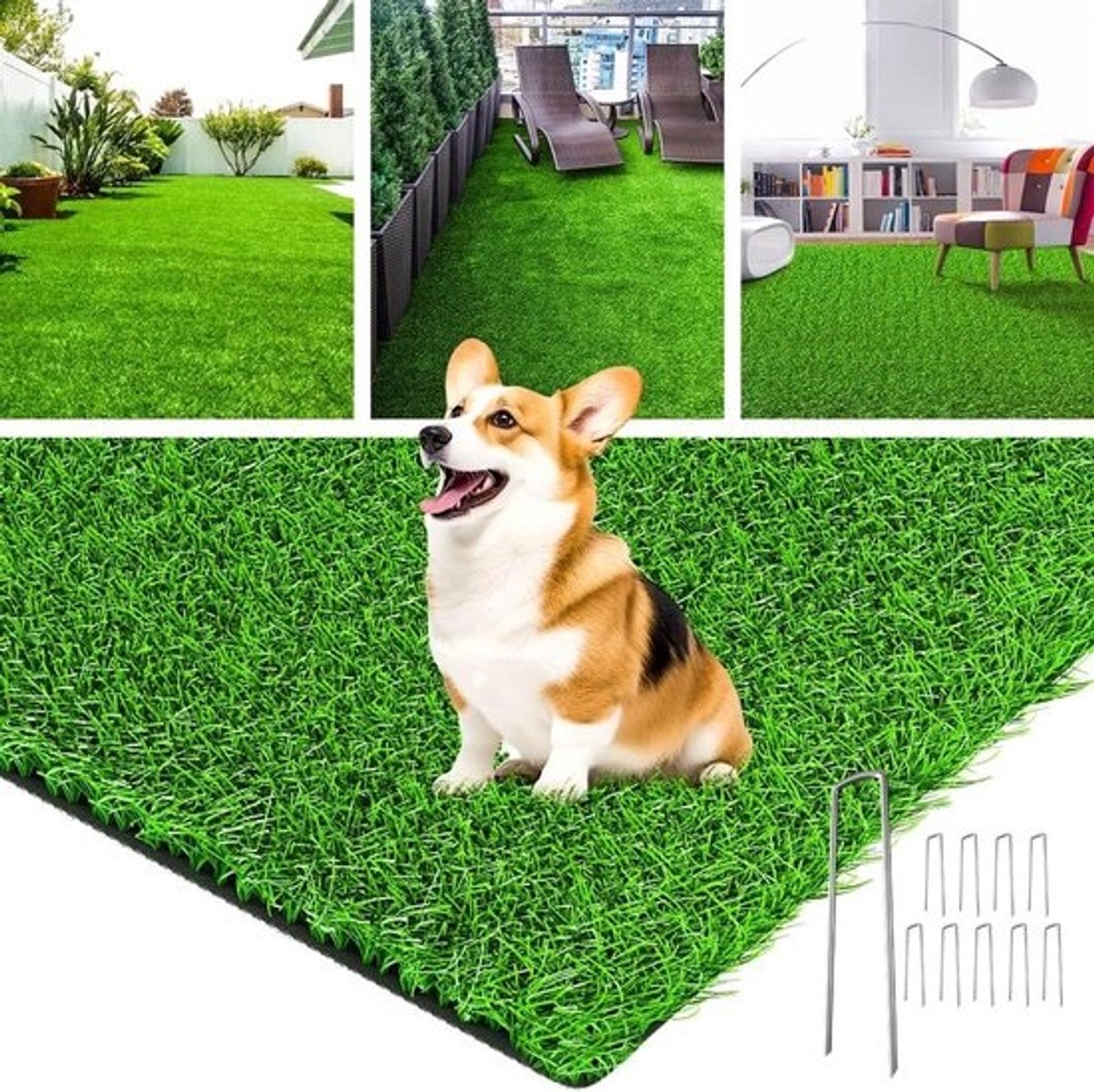 Kunstgras voor Buiten - 120x180 cm - Duurzaam en Realistisch