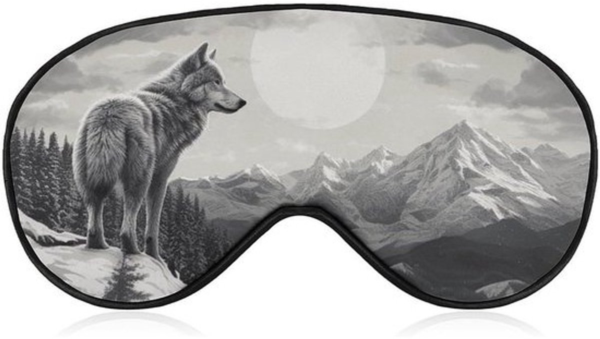 Slaapmasker - Oogmasker Blinddoek - Betere Slaap - Verstelbare Band - 20.5 cm - Zwart