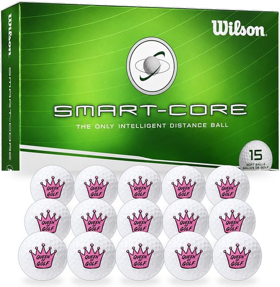 Golfballen Queen of Golf - Golfster Golf Cadeau - 15 stuks - Wilson - Golfbal met Opdruk — afbeelding 3