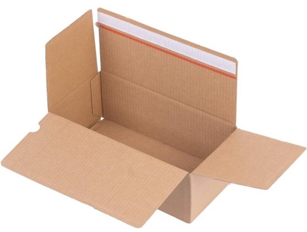 Verzenddozen - Verpakkingen Karton - Snel Verzenden - Automatische Bodem - 120 Stuks - Bruin