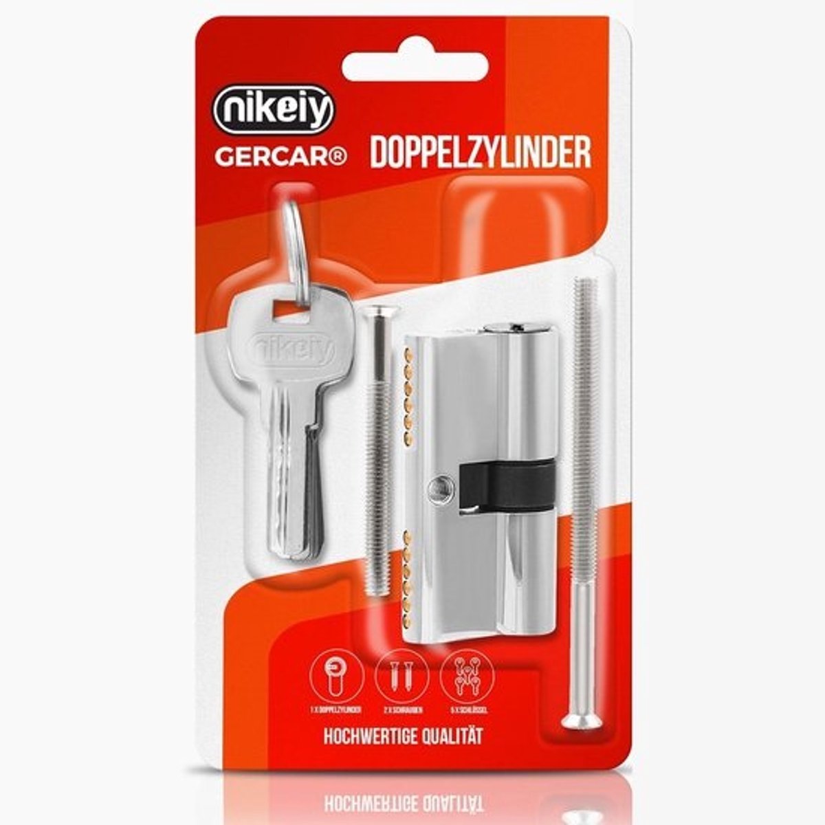 Profielcilinderslot met Knopcilinder 35/35 - 70mm - Inclusief 5 Sleutels