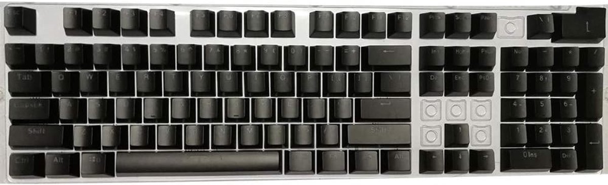 Kleurrijke Verlichte Vervangende Toetsen voor Mechanisch Toetsenbord - 104 Toetsen ABS Keycap Set