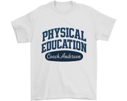 Coach Shirt – PHYSICAL EDUCATION – Sport Outfit – Unisex T-Shirt voor Dames & Heren – Origineel Cadeau