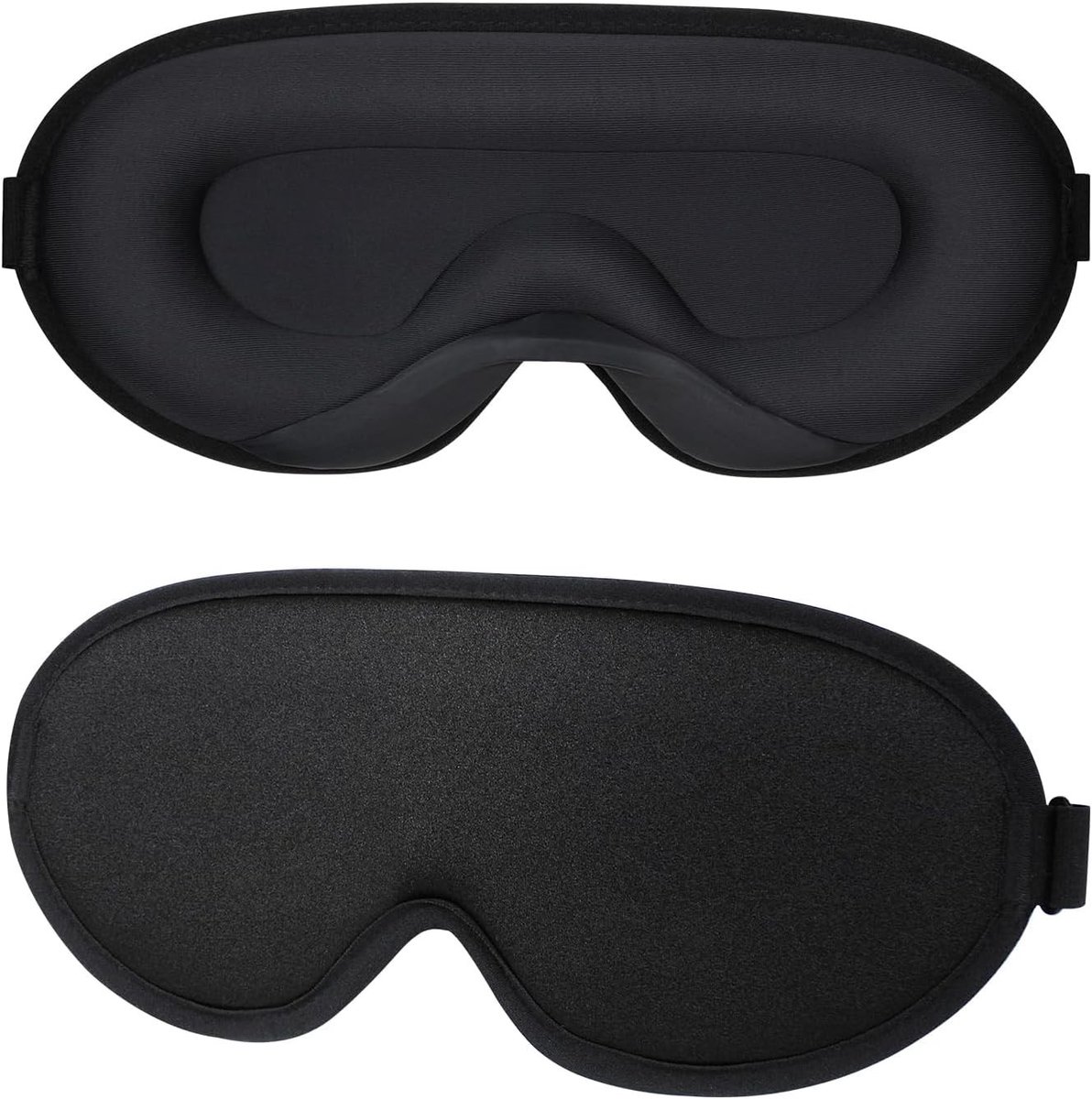 3D Zijde Slaapmasker voor Mannen en Vrouwen, Comfortabel en Lichtdicht, Verstelbare Elastische Band voor Optimale Ontspanning