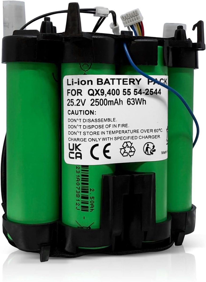 Batterij voor stofzuiger AEG QX9 & Electrolux Pure Q9 serie 25,2V