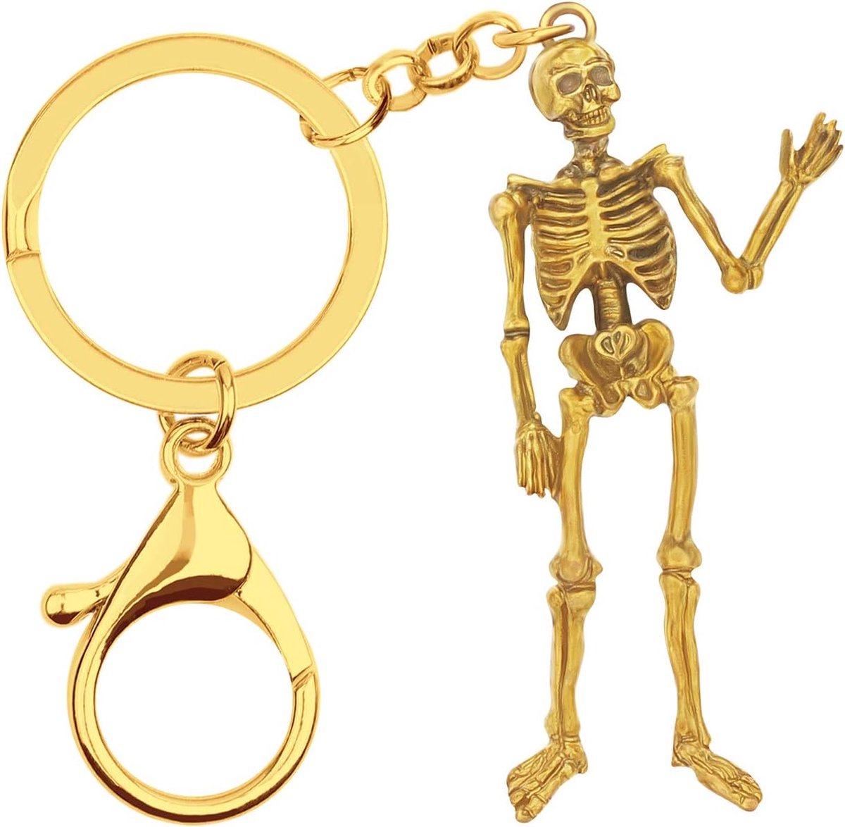 Halloween Cool Snake Schedel Sleutelhanger Gothic Sieraden Geschenken Voor Vrouwen Meisjes Portemonnee Charms Goth Auto Accessoires