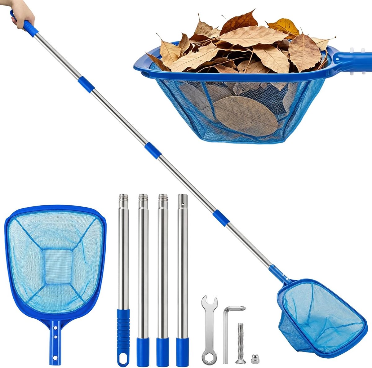Zwembadschepnet 83 - 200 cm lang (zwembadschepnet)