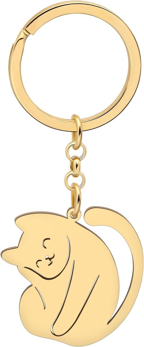 Leuke Visgraat Kat Sleutelhanger Tassen Auto Purse Kitten Sleutelhanger Rugzak Accessoires Voor Vrouwen Charms Geschenken