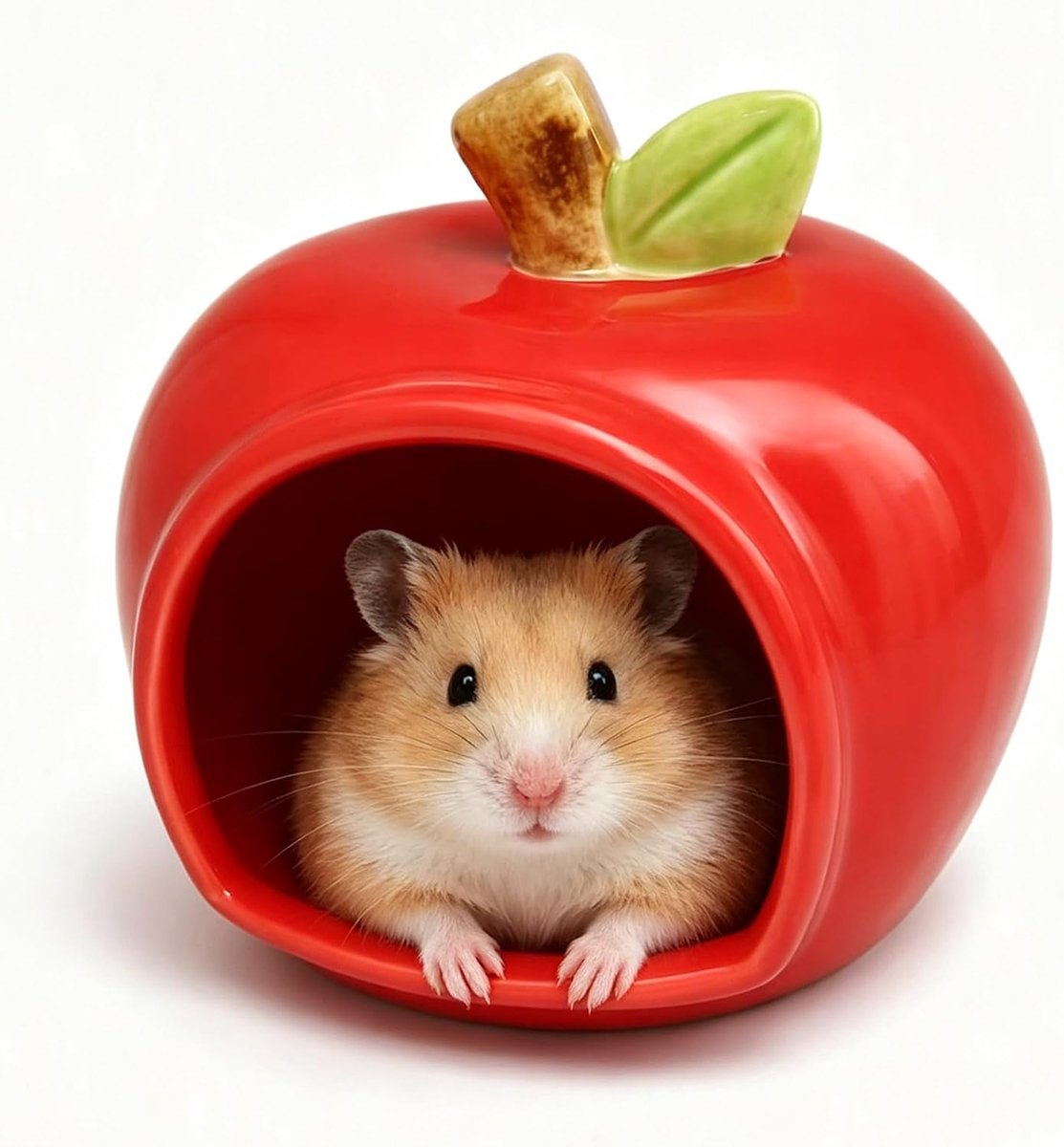 Hamsterhuis, klein hamsterhuis, appelvorm voor gerbilten