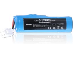 3,7 V 3500 mAh accu voor Leifheit Dry & Clean raamstofzuiger, lithium-ion-reserveaccu compatibel met 51000, 51012, 51113, 51114, lange looptijd voor glasreiniger