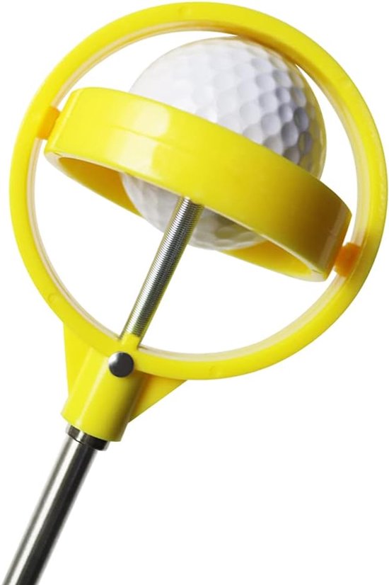 Uitrekbare golf raper - Golf sport accessoire - Waterbal vangstang - uitschuifbaar 205cm, automatische greep, geen bukken nodig - Roestvrij staal - 40×7×7 cm, 7 cm kop — afbeelding 3