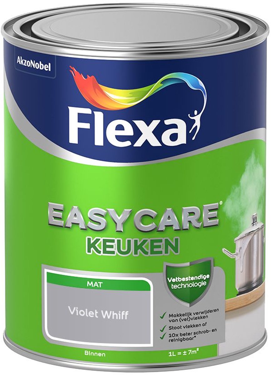 Flexa - Easycare Keuken - Violet Whiff - 1 L - Kleur Van Het Jaar 2027