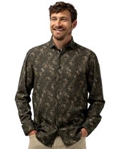 State of Art Overhemd Twilloverhemd Met Botanische Print 21426230 8984 Mannen Maat - 3XL