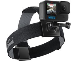 GoPro Head Strap 2.0 - Hoofdband Bevestiging - Afneembare Cliphouder - Waterbestendig - Zwart