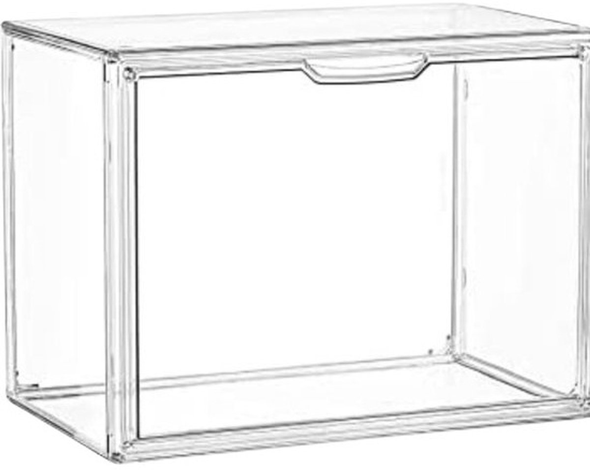 Vitrinekast Voor Verzamelobjecten - Plexiglas Display - Transparante Opbergruimte Voor Kleine Collecties
