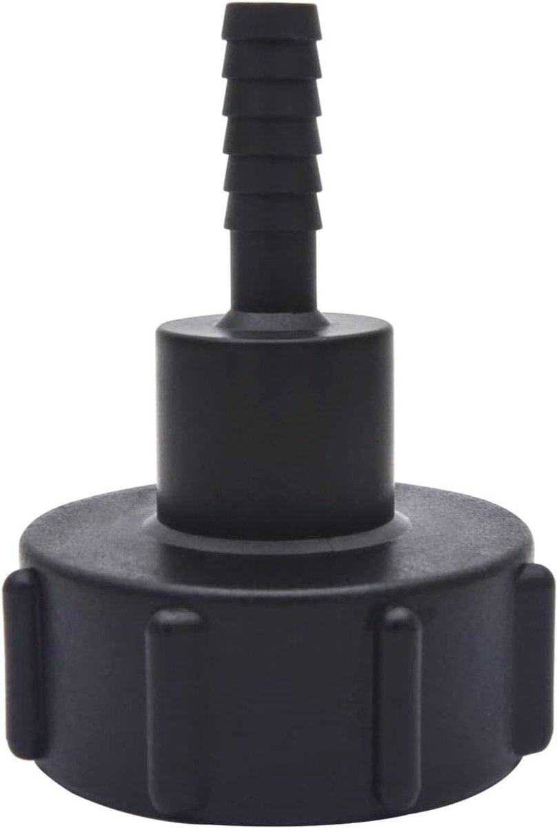 IBC Tank Connector met Seal Ring voor Waterbarrels - Tuinslang Adapter voor 12mm Slang, Vervangingsventiel en Koppelingen