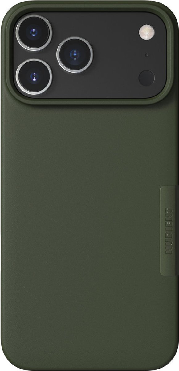 Nudient Thin MagSafe Case geschikt voor Apple iPhone 18 Pro Max/17 Pro Max Pine - Groen