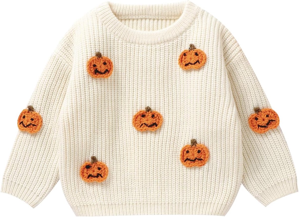 Baby jongens meisjes Halloween gebreide trui jumper pasgeborenen kinderen lange mouwen gebreide trui trui peuters kleding outfit knitted sweater