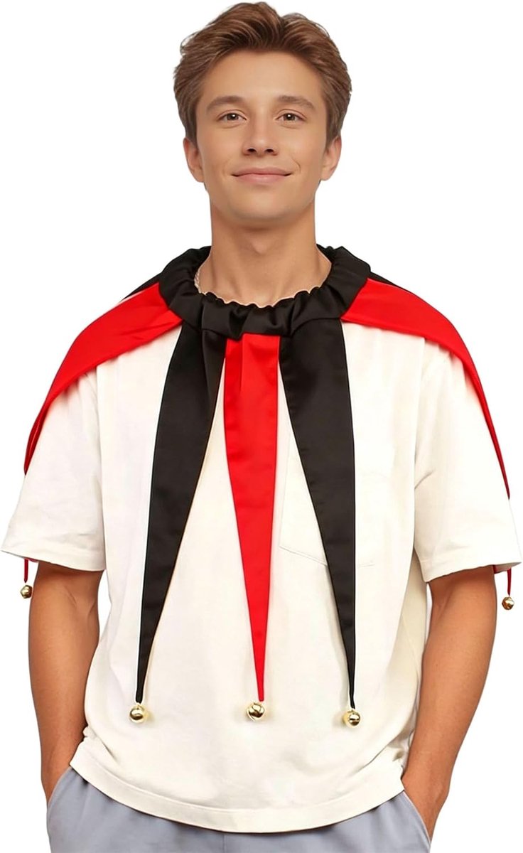Clown-halsband voor volwassenen, verstelbaar, clown-halsband, accessoires voor Halloween-feest