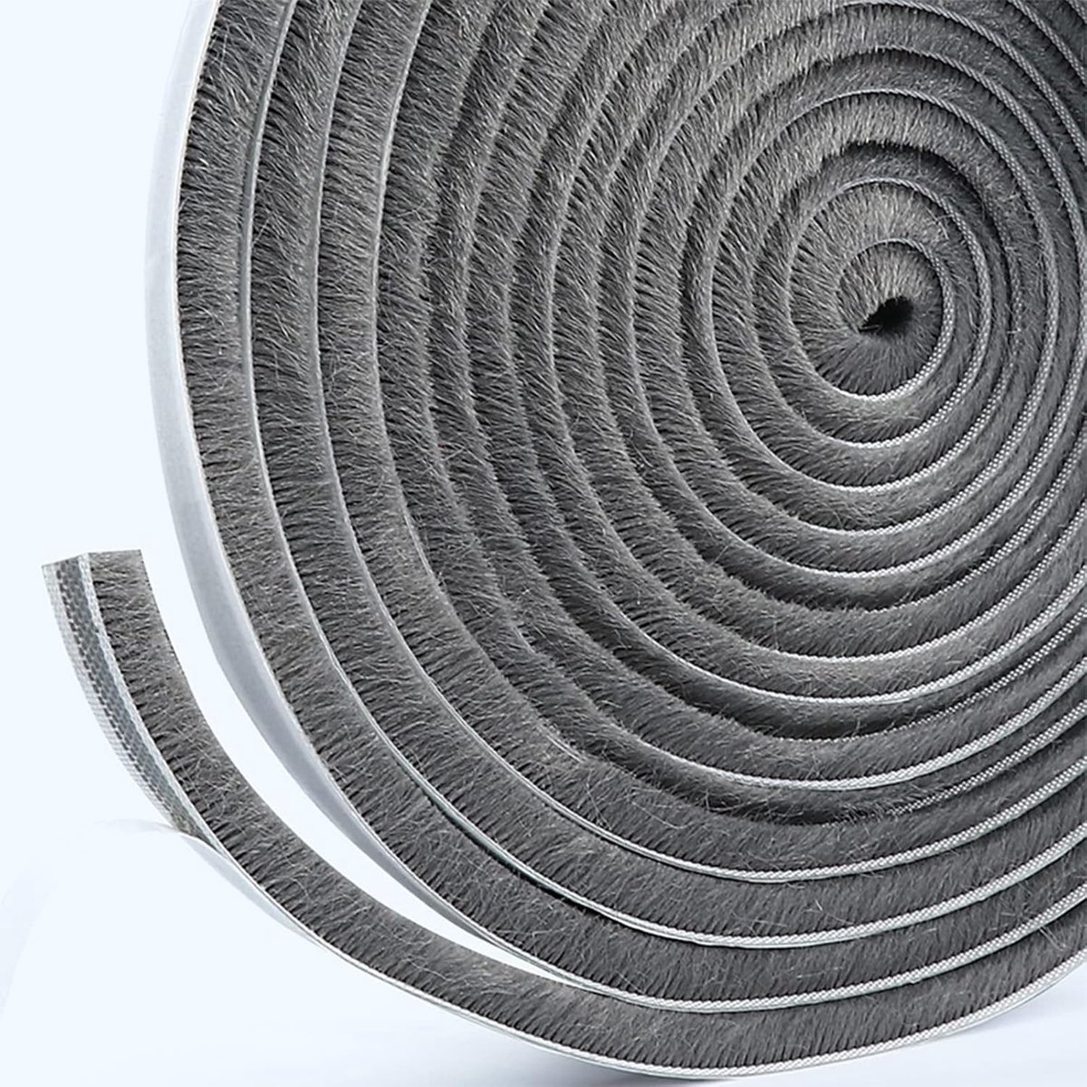 Zelfklevende Winddichte Dichtstrip 9mmx23mm - 15M Luchtdichte Afsluiting voor Deuren en Ramen, Grijs