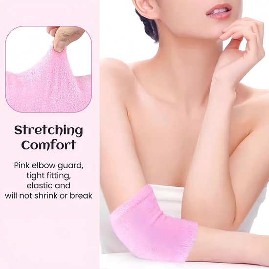 Hydraterende elleboogpads voor sport, ademend en comfortabel, silicone en katoen, ideaal bij epicondylitis en blessures — afbeelding 4