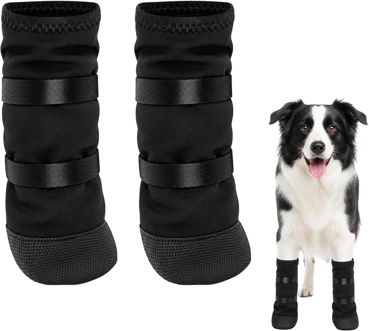 2 Hondenschoentjes voor Gewonde Poten, Antislip Pootbeschermer(S)
