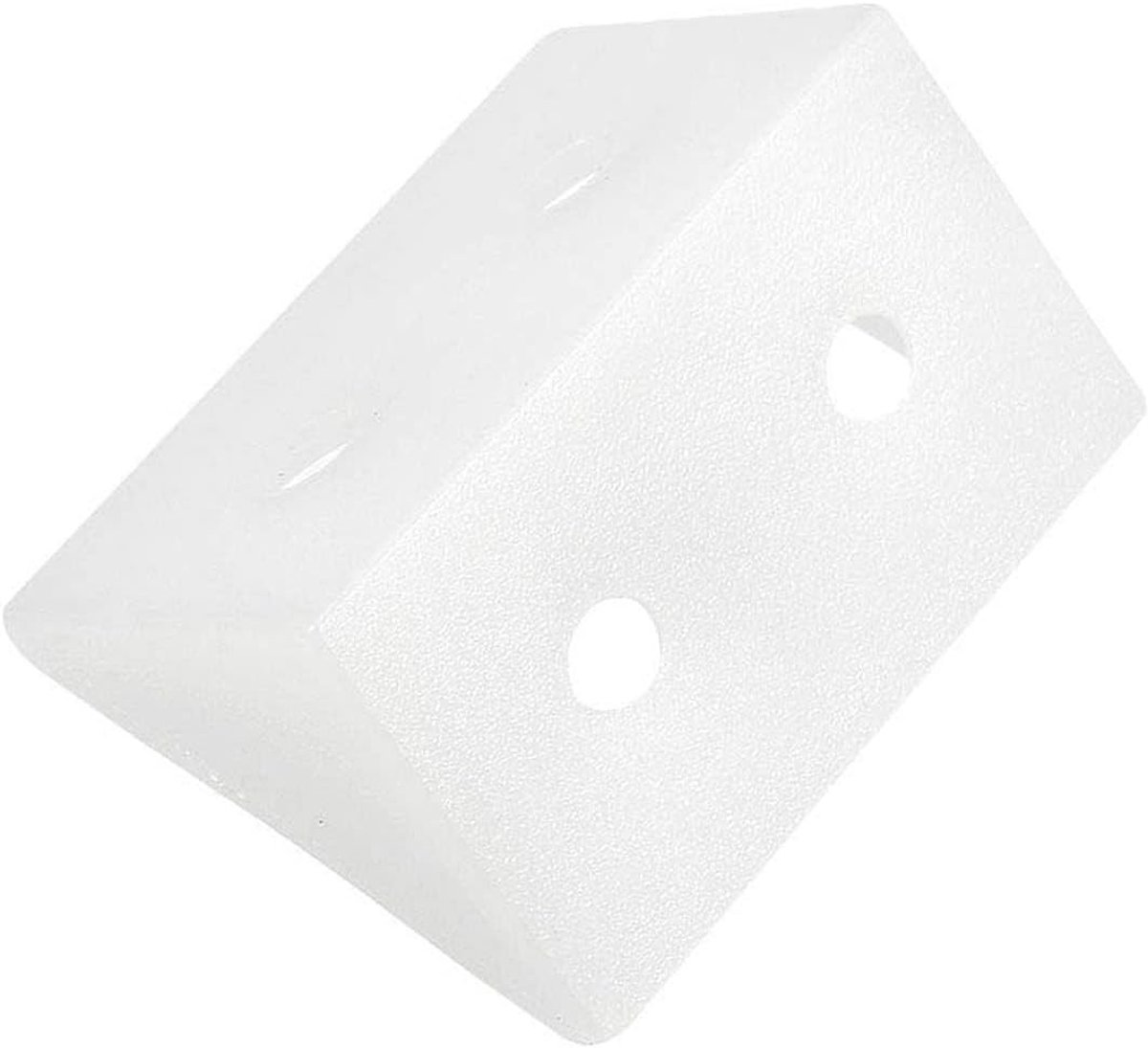 100pcs Plastic Hoekbeugels voor Planken en Meubels, 90 Graden met 4 Gaten, Versteviging voor Hoekverbindingen en Lades, Afmetingen 33 x 19 x 19mm