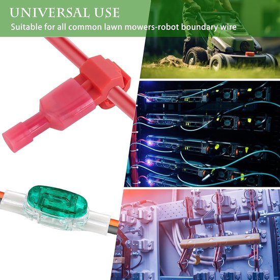 Kabelverbinders voor robotmaaiers, 30 stuks kabelverbinders voor robotmaaiers, waterdicht, kabelverbinders met gelvulling voor robotmaaiers, grasmaaiers, automower, tuin, outdoor — afbeelding 5
