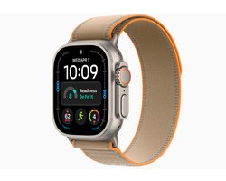 Apple Watch Ultra 4 - Wifi + 5G - 49 mm - Natural titanium - Trail-bandje - M/L