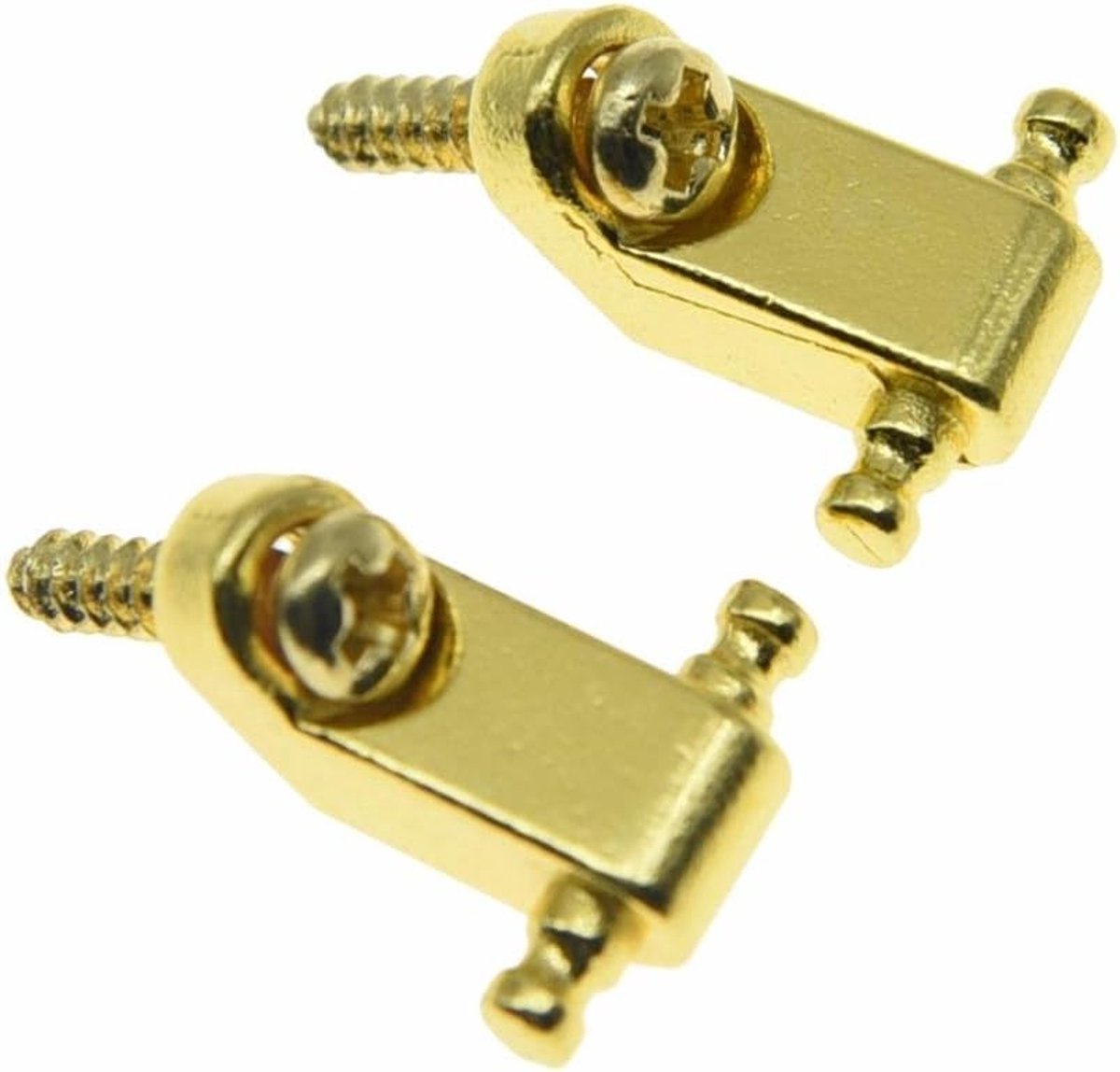 2 stks Gitaar String Bomen Gitaar String Retainer Guides voor Fender American Strat Tele Gitaren Goud