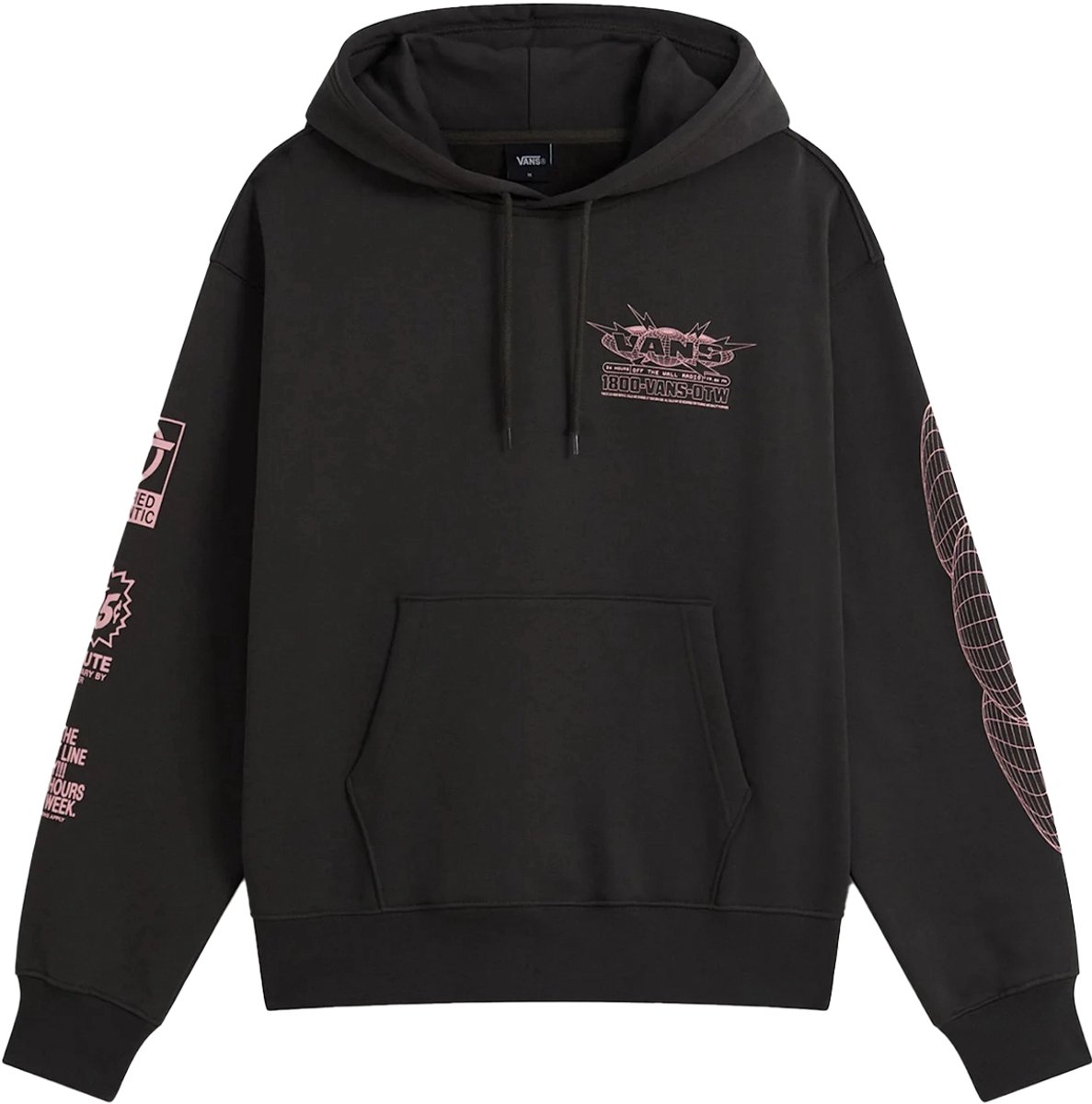 Vans hotline radio pullover hoodie in de kleur . Zwart