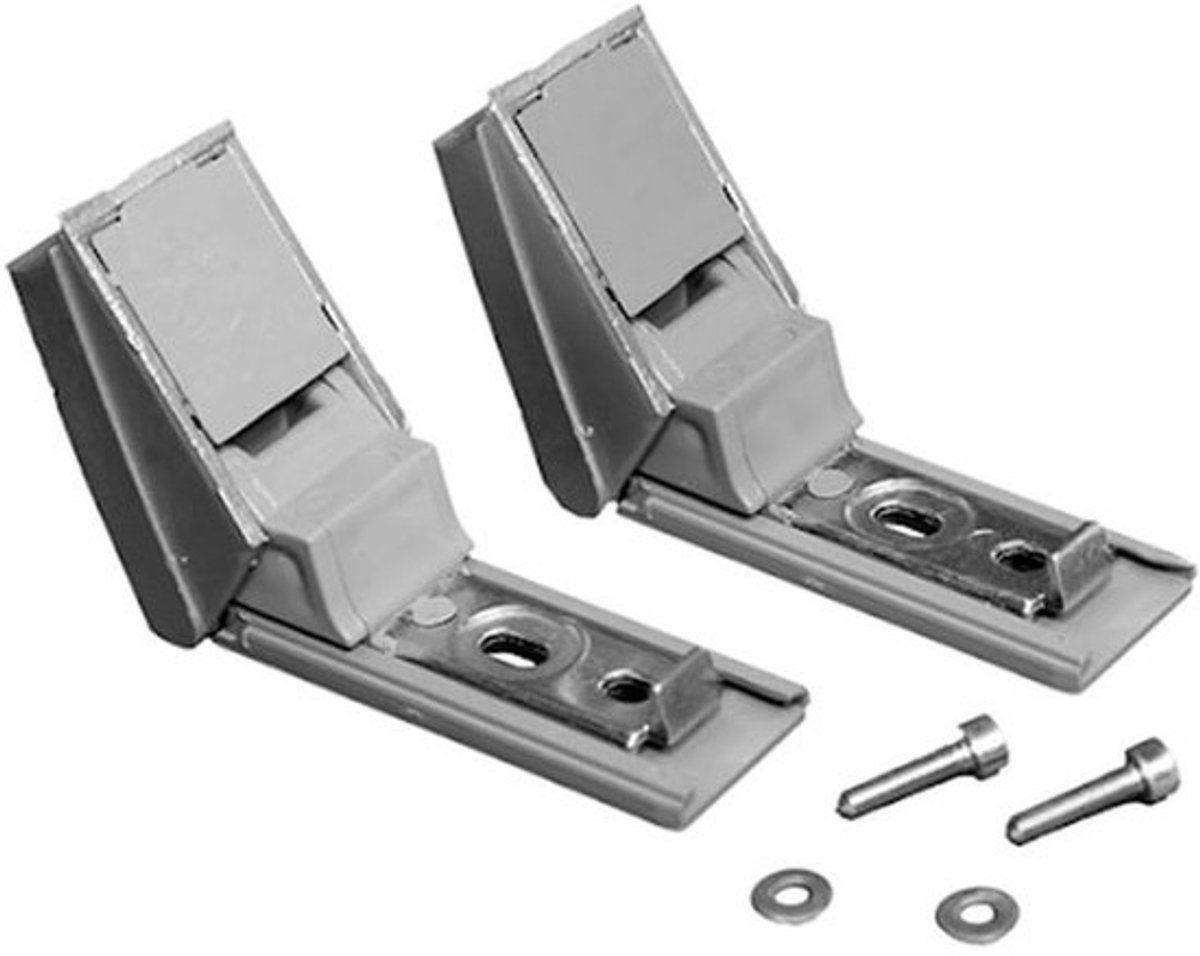 Reparatieset Koelkast Handvat - Deurklink Set - Koelkast Reparatie - Roestvrij Staal - 30 mm - Zilver