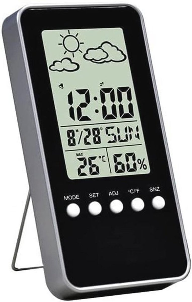 Weerstation voor Temperatuur en Luchtvochtigheid