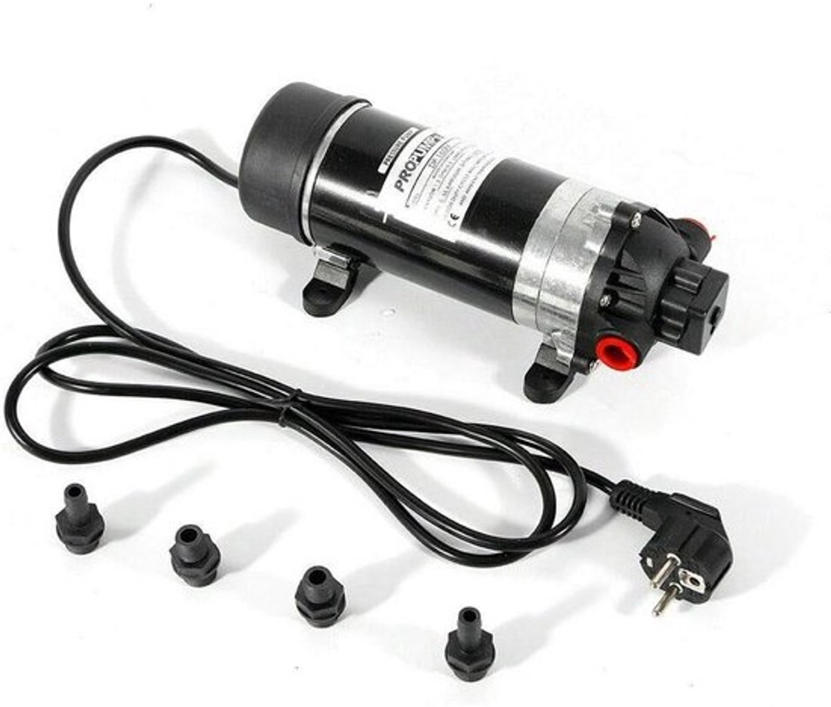 Waterpomp - Drukpomp - Caravan Camper - Zelfaanzuigend Membraan - 160 PSI - Zwart