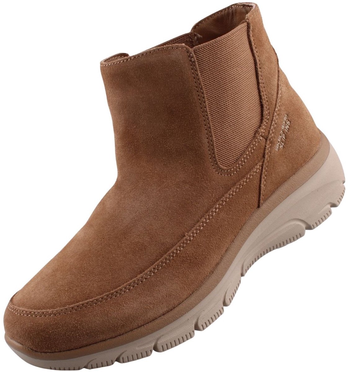 Skechers Easy Going-Casual Icon damesenkellaarsjes bruin 169109-TAN