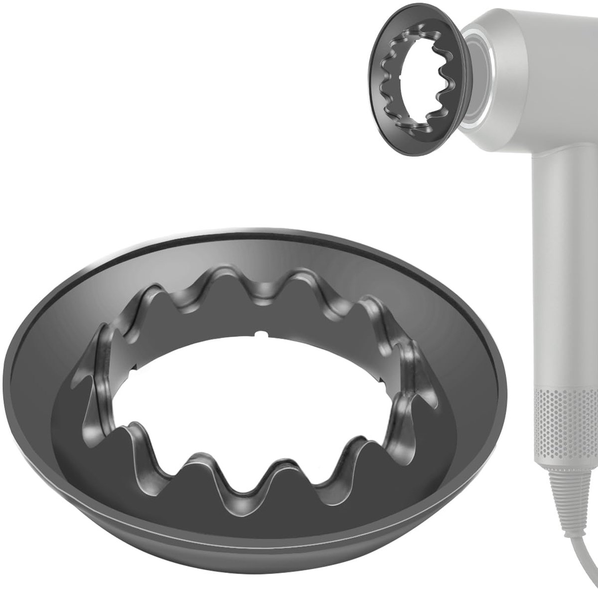Zachte droogmondstuk compatibel geschikt voor Dyson Supersonic haardrogeraccessoires HD01, HD03, HD07, HD08, HD15