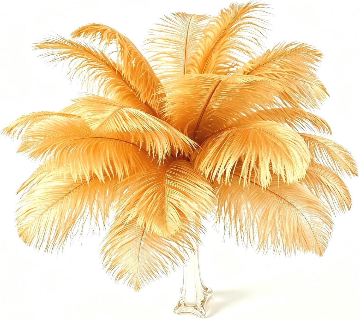 Veren voor knutselen 10-12 (25-30 cm) natuurlijke bulkveren voor thuis, bruiloft, feest, vaas en dagdecoratie