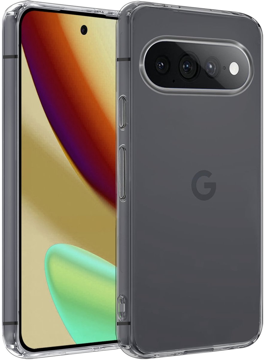 Hoesje - Geschikt voor Google Pixel 11 Pro XL - Sterk & Shockproof - Hoes Cover - Siliconen Case - Telefoonhoesjes - Transparant